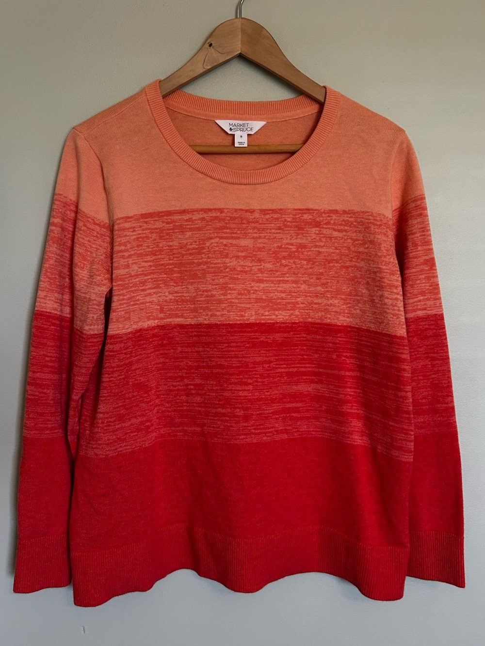 Women’s Orange Market & Spruce Sweater Size XL